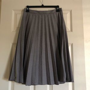 Houndstooth midi skirt